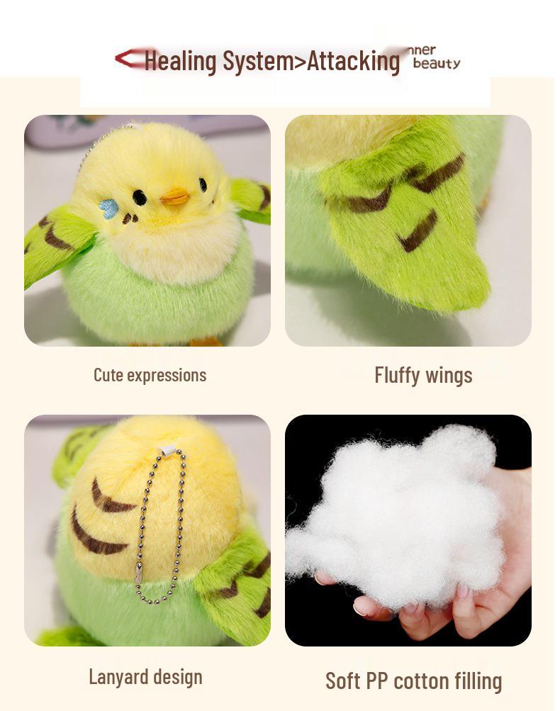 Adorable Little Bird Plush Shoulder Pendant for Kids