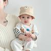 Korean Version of Children's Fisherman Hat  Boy and Girl Cute Ear Bear Pot Hat  Spring and Autumn Children's Sun Protection Hat
