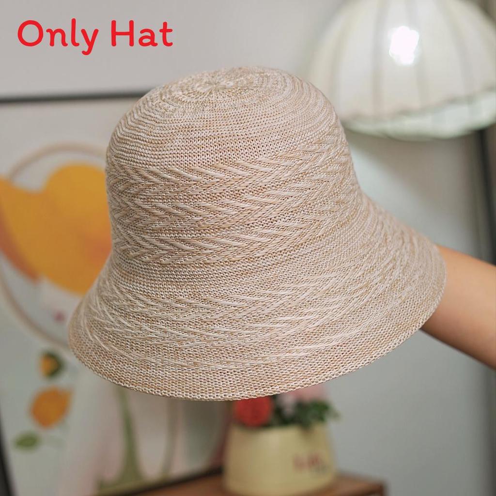 Summer Fashion Bucket Hat With Breathable Polyester And Wide Brim For Women