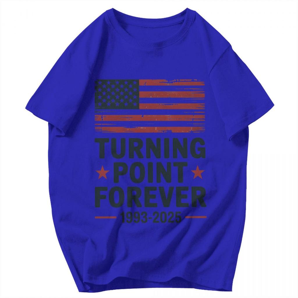 Men T Shirt Turning Point USA Vintage Gifts Y2K Graphic Anime Unisex Clothes T Shirts