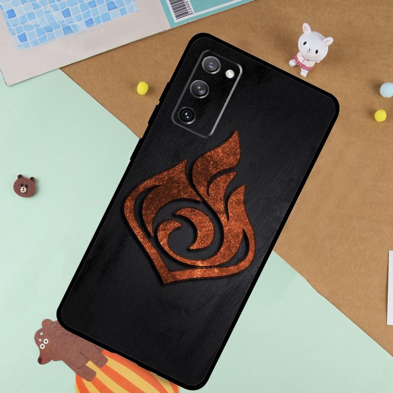 

Genshin Impact Elements Soft Case For Samsung Galaxy S25 Ultra S9 S10 S20 S21 S22 S23 S24 Plus S24 FE Funda Cover Galaxy S20