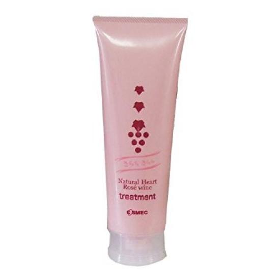 

Cosmec Natural Heart Розовое вино для ухода за волосами, Гладкое, 250 г