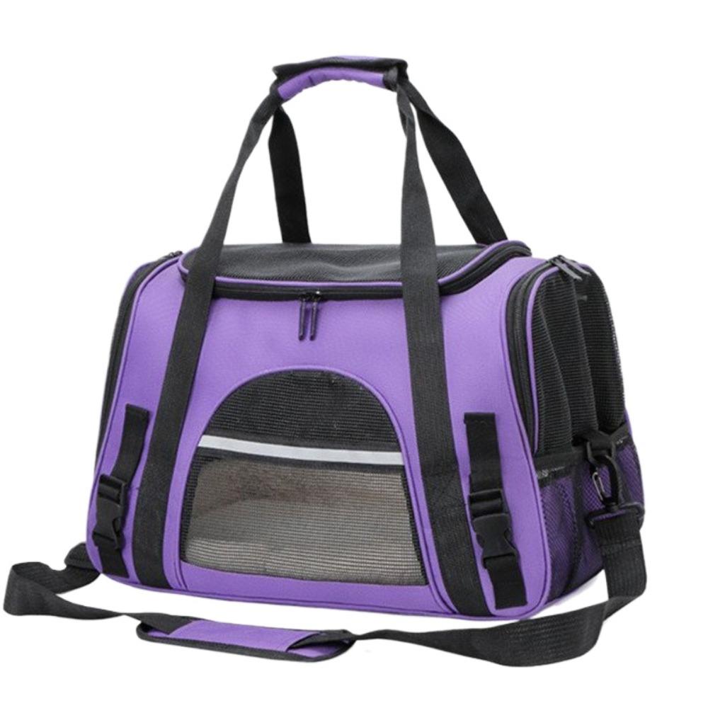 1 Stück Haustier-Transporttasche Faltbar Kleine Hunde Katzen Trageausgehtaschen Haustier-Reisetasche Netz atmungsaktiv Umhängetasche Handtasche Haustierbedarf