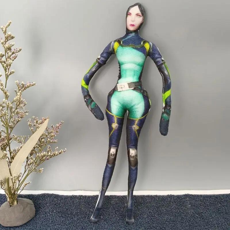25cm Valorant Action Model Toy Flexible Poseable Character Creative Collection Gift for Fans Desk Decoration