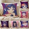 Cute Japanese Game MMiSide Cushion Cover Pillowcase Antidustmite Invisible Zipper Short Plush Sofa Cushion