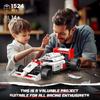 MOULD KING 10132 Formel 1 Rennwagen Modell 1:10 Super Sportwagen Baustein Technik Klemmbausatz (1524 Teile)