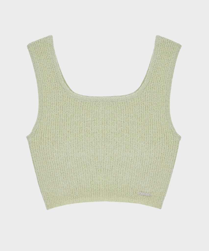 BELLOL Medal Square Neck Sleeveless Melon