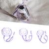 3PCS 3 Sizes Set (S/M/L) Pet Muzzle Breathable Anti Bite Muzzle  for Bathing Injections Grooming
