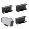 Under Desk Laptop Mount ABS Under Desk Shelf Holder for Notebooks, Tablets, Cable Boxes, Modems, Smart TV Boxes