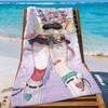 Game Varesa Genshin Impact Towel Sports Quick Dry Travel Camping Gear Sandproof Soft Light Large Beach Towel