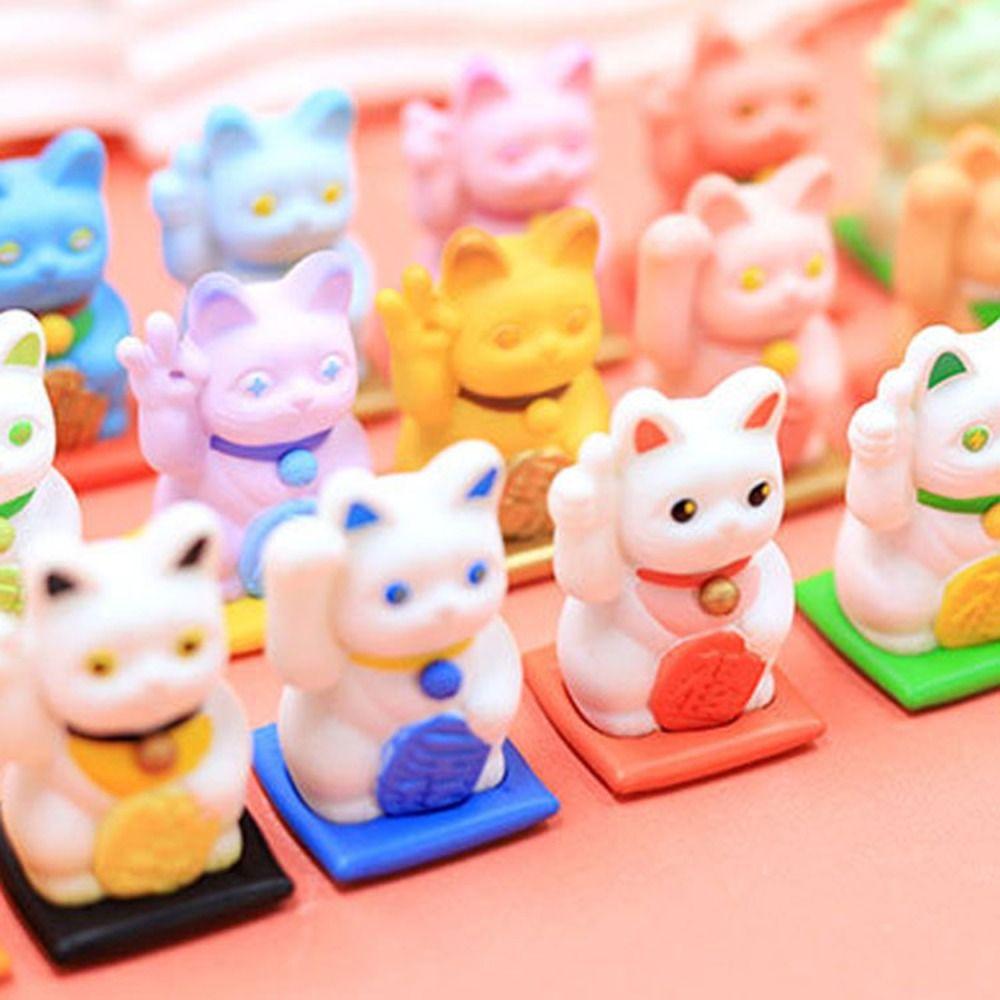 Special Gesture Lucky Cat Blind Box Gifts Cat Anime Figure Dolls Animals Toy  Desktop Decoration