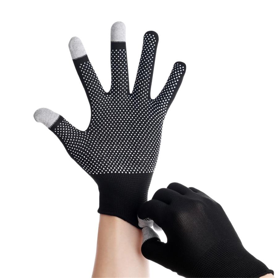 

Breathable Thin Touch Screen Cycling Gloves, Outdoor Sunscreen Anti-UV Non-Slip Design, For Men Women Biking Hiking Sports Use чёрный