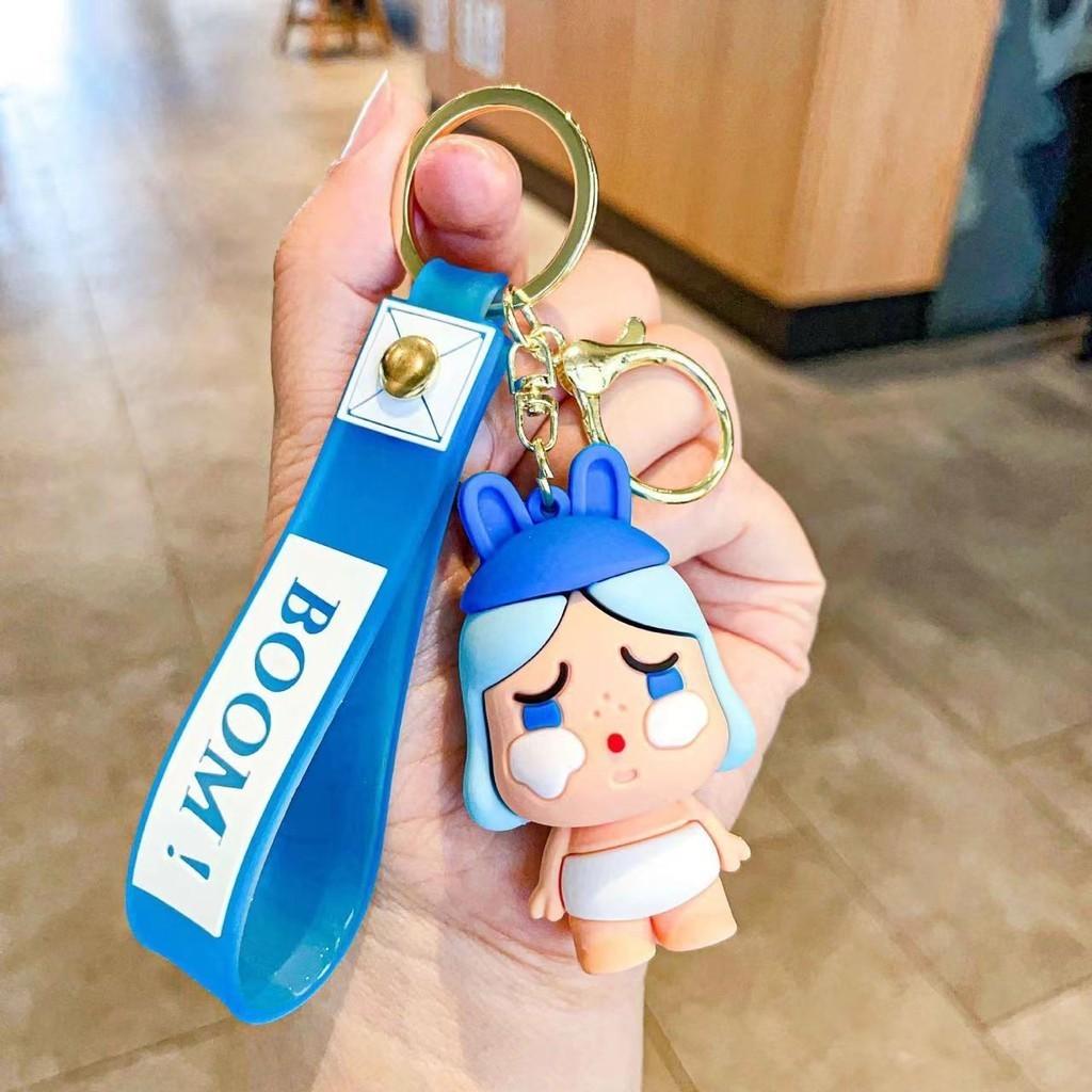 Adorable Crybaby Silicone Keychain Cute Cartoon Bag Charm For Women And Couples