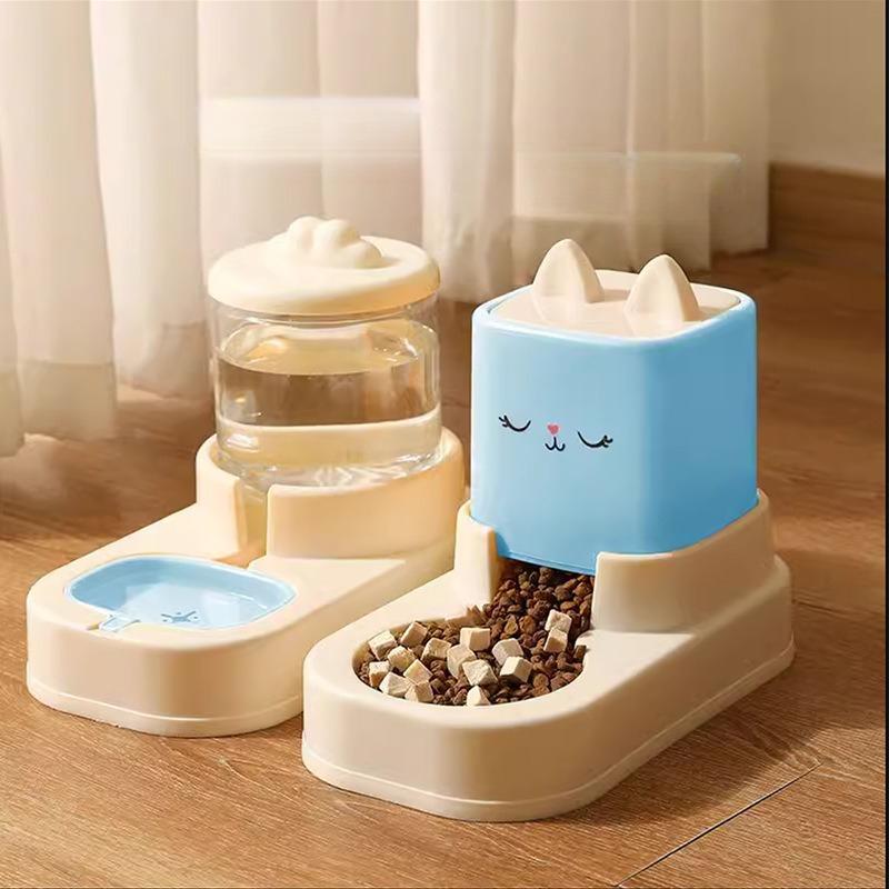 Cat Automatic Feeder, Water Bowl for Cats and Dogs, Two-in-one Pet Water Dispenser, Pet Supplies, Drinking Utensils