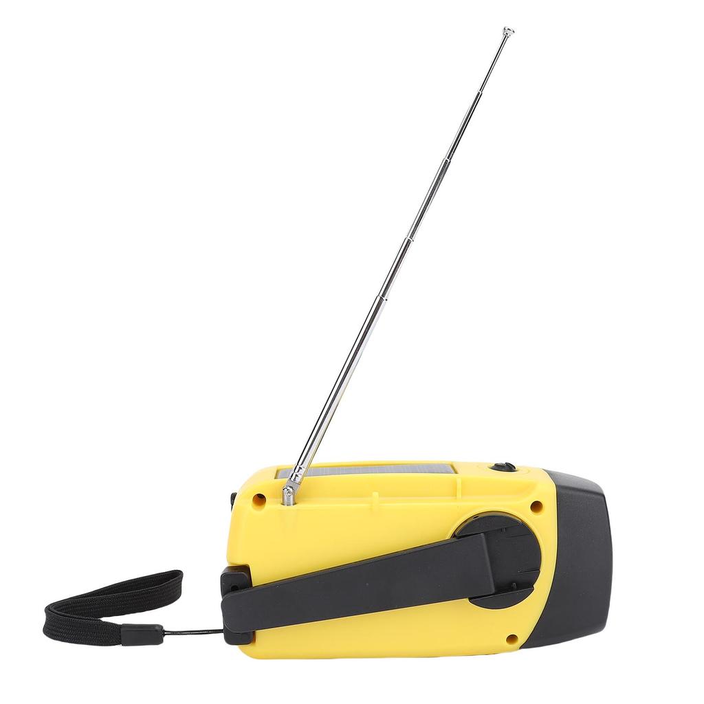 Solar Emergency Hand Crank Weather Radio LED Lighting SOS Alarm Portable Power Bank AM FM WB Weather Radio
