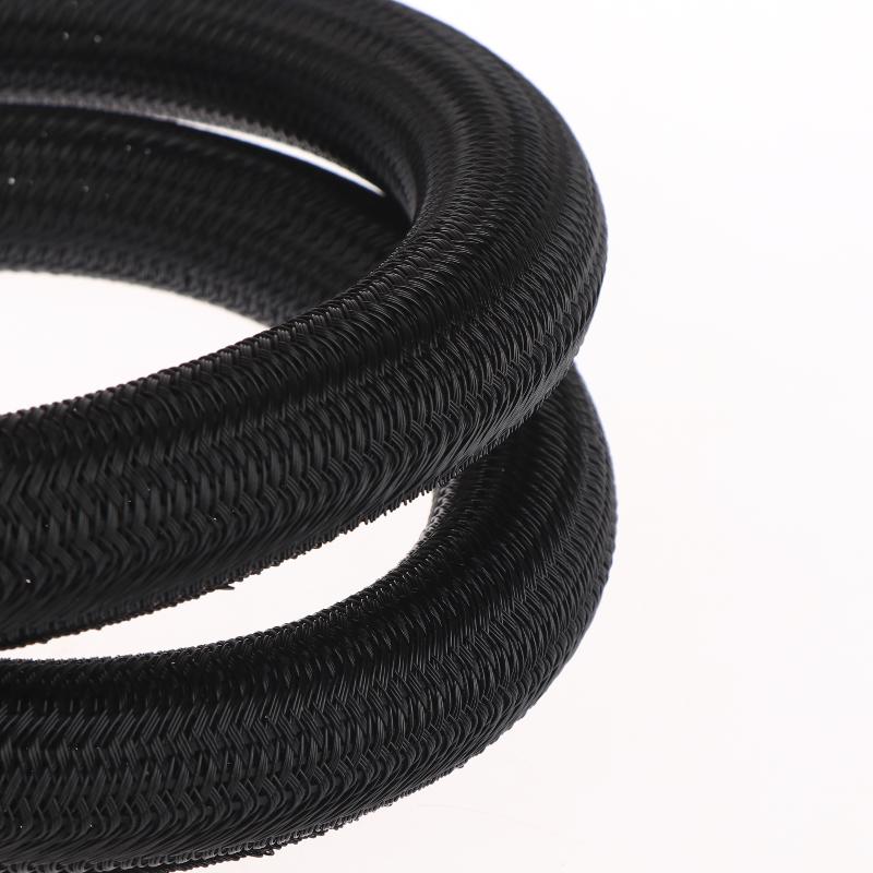 1Pcs 8~32Mm Self-Closed Insulated Sheath 1 Meter Pet Braided Cable Sleeve High Protection Wear Resistant Wire Organizer Sleeving