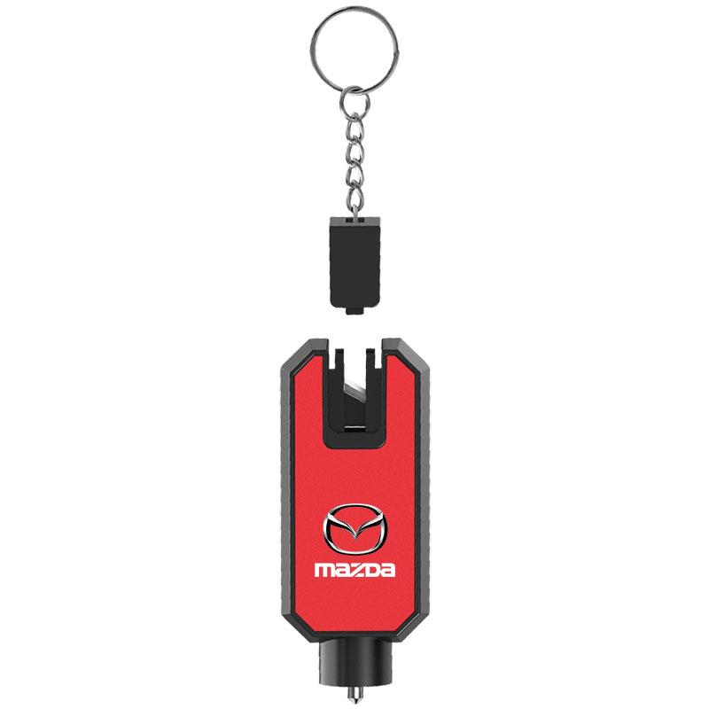 3 In1 Car Safety Hammer Emergency Glass Breaker High Hardness For Mazda 3 5 6 323 626 CX-3 CX-4 CX-5 CX-7 CX-9 Axela 6 RX8 7 MX3