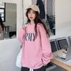 Women's Plus Size American Retro Oversized Hoodie - Early Autumn 2023, Long Sleeve, Loose Fit, Lazy Style