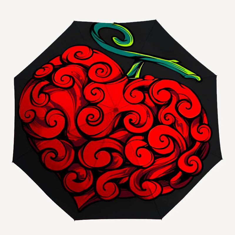 

1pc Swirl Heart Design Automatic Open/close Folding Umbrella, Compact Portable Travel Umbrella,Cute Umbrella, Durable Construction yy250804082