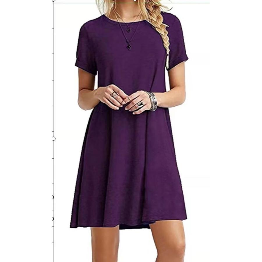 Short Sleeve Dress Women's New Summer Fashion Outdoor Clothing