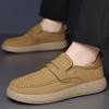 Fashion Brand Soft Comfortable Flat Bottomed Walking Travel Shoes High-quality Handmade Urban Business Leather Shoes Men's Casual Shoes