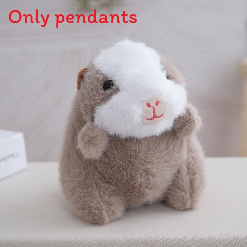 

Plush Cavia Porcellus Doll Keychain Pendant Children Gift Decorations Backpack