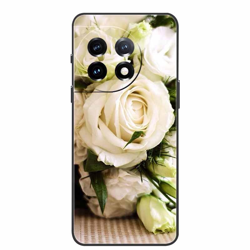 For One Plus 11 Case Marbled Granite Stone Texture Phone Cases for Oneplus 11R Shockproof Soft Cover on for Oneplus11 5G Silicon
