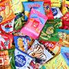 Snack-Sortiment kleine Beutel 10 Sorten je 2 Stück insgesamt 20 zufällige Auswahl Großpackung Verkostungsset Mini-Snacks.