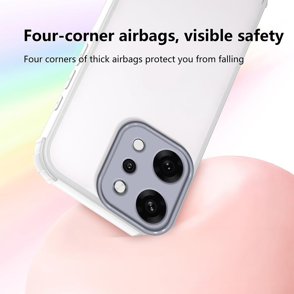 Dla Oppo Reno14 Pro 5G (Światowy) Etui Wzmocniony Róg Odporne na Wstrząsy TPU + Akryl Pokrowiec na Telefon