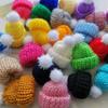 10Pcs 3.5CM Mixed Woolen Yarn Mini Headwear Cap Headwear Garment High Quality Premium Grade Figure Craft Materials