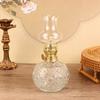 Retro Style Glass Oil Lamp Vintage Kerosene Lamp Antique Oil Lamps For Indoor Use Lamplight Tabletop Emergency Lighting Tool