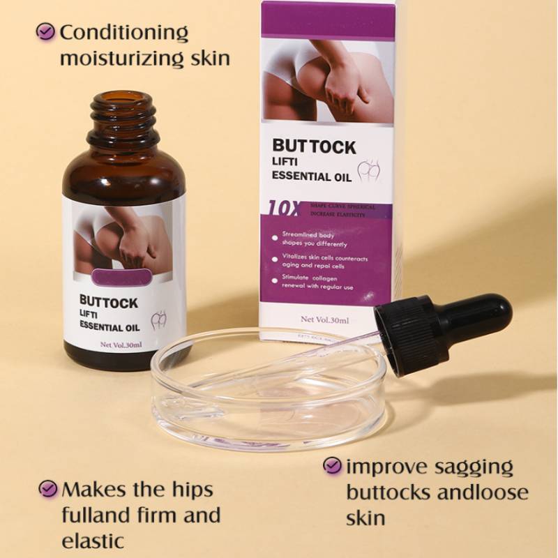 Güzellik Kalça Kaldırma Esansiyel Yağ Kalçalar Dolgun ve Sıkı ve Elastik Vücut Masaj Yağı Cilt Bakımı