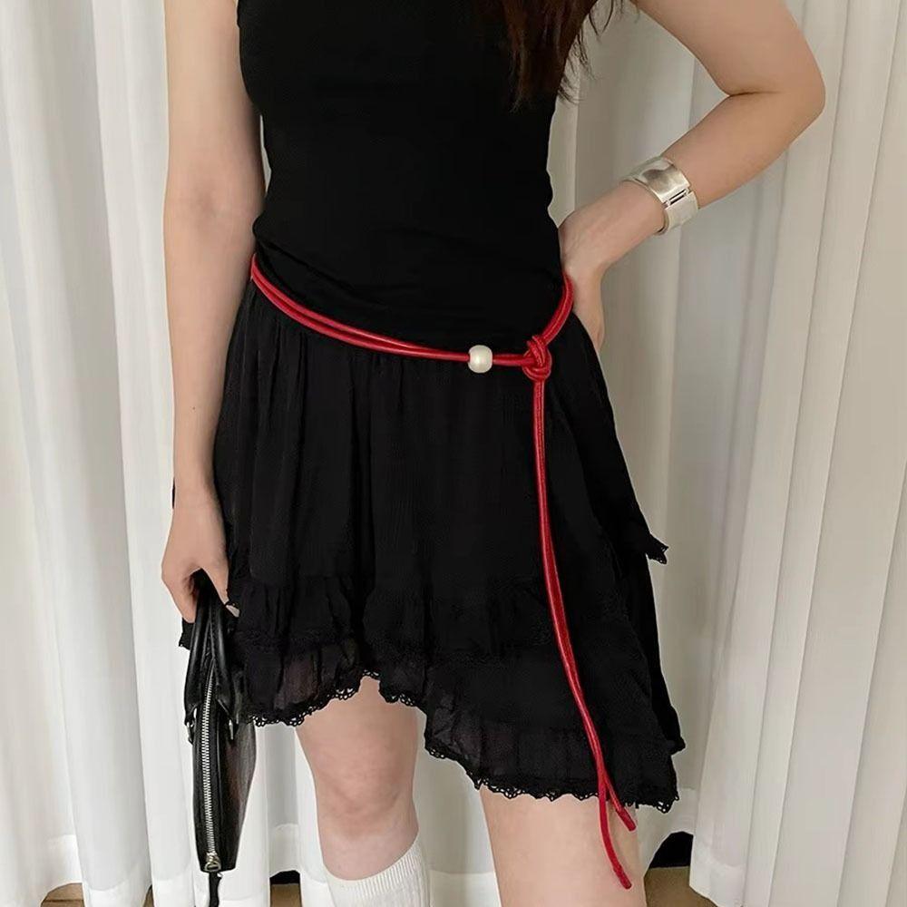 Luxury Waist Rope Waist-Cinching Dress Jeans Belt Simple Women's Belt  Streetwear