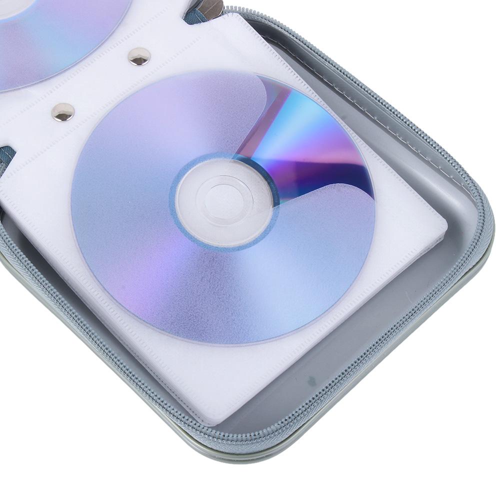 40 Disc Video Media Wallet Album Holder Organizer Storage Sleeve CD DVD Case Double-side