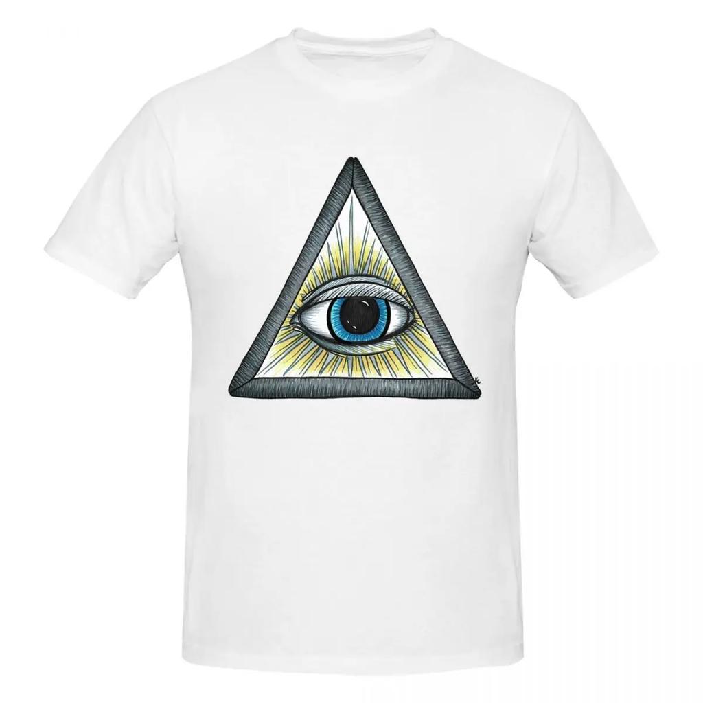 Eye Illuminati 7 Tshirt For Unisex Cotton Oversized T Shirts Unisexs Tees Short Round Neck Summer Clothes Tops S6xl