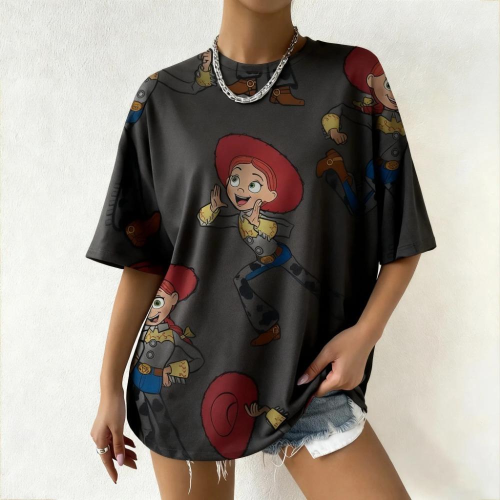 Women's Toy Story Jessie Summer Casual Children T Shirts Kid Adults Parent Child Quick Dry Boy T Shirt Men Women Tee Top