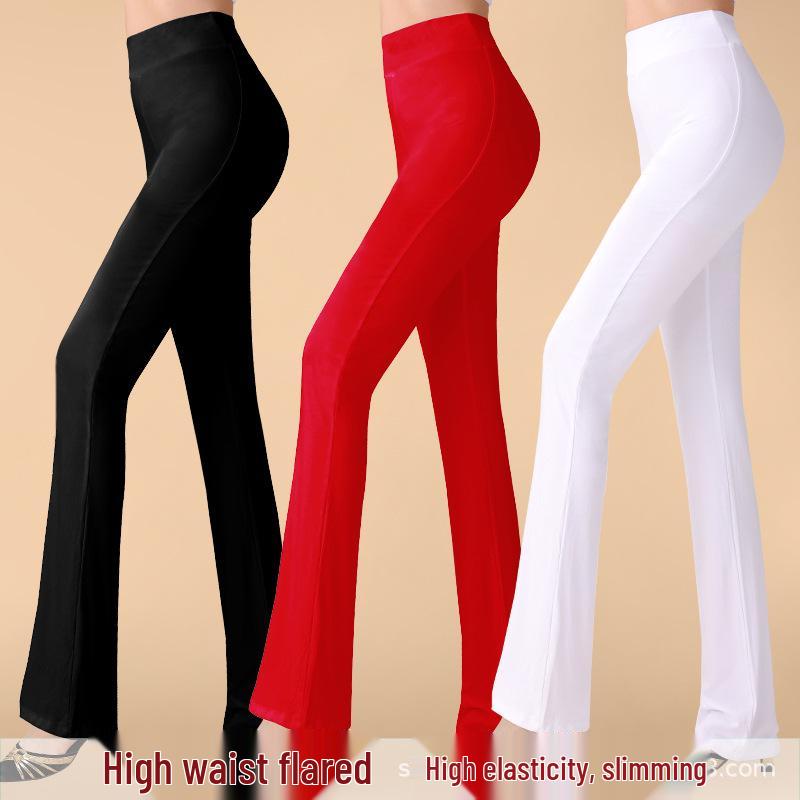 Square Dance Modal Skirt Pants: Unisex Latin Dance Practice Wear for Body Shaping and Sports.