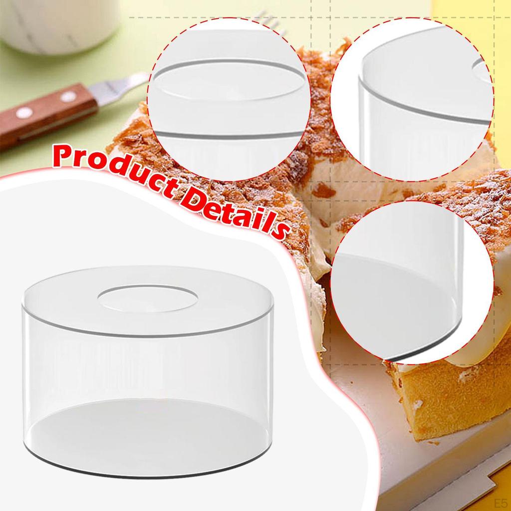 Acrylic Cake Display Stand Riser Centerpiece Desktop Fillable Dessert Holder for Celebration