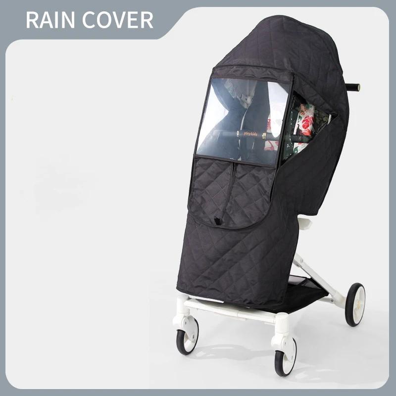Baby Stroller Rain Cover Thick Baby Stroller Cover Waterproof Windshield Winter Baby Stroller Wind Cover