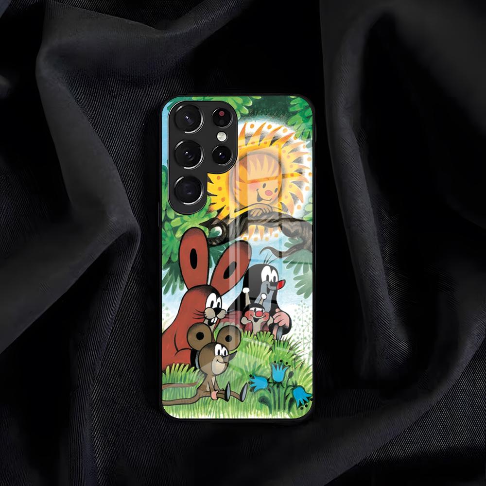 

Cute The Little Mole Phone Case For Samsung S26 S25 Edge S24 S23 S22 S21 S20 Ultra Plus FE Glass Cover Galaxy S26 Ultra