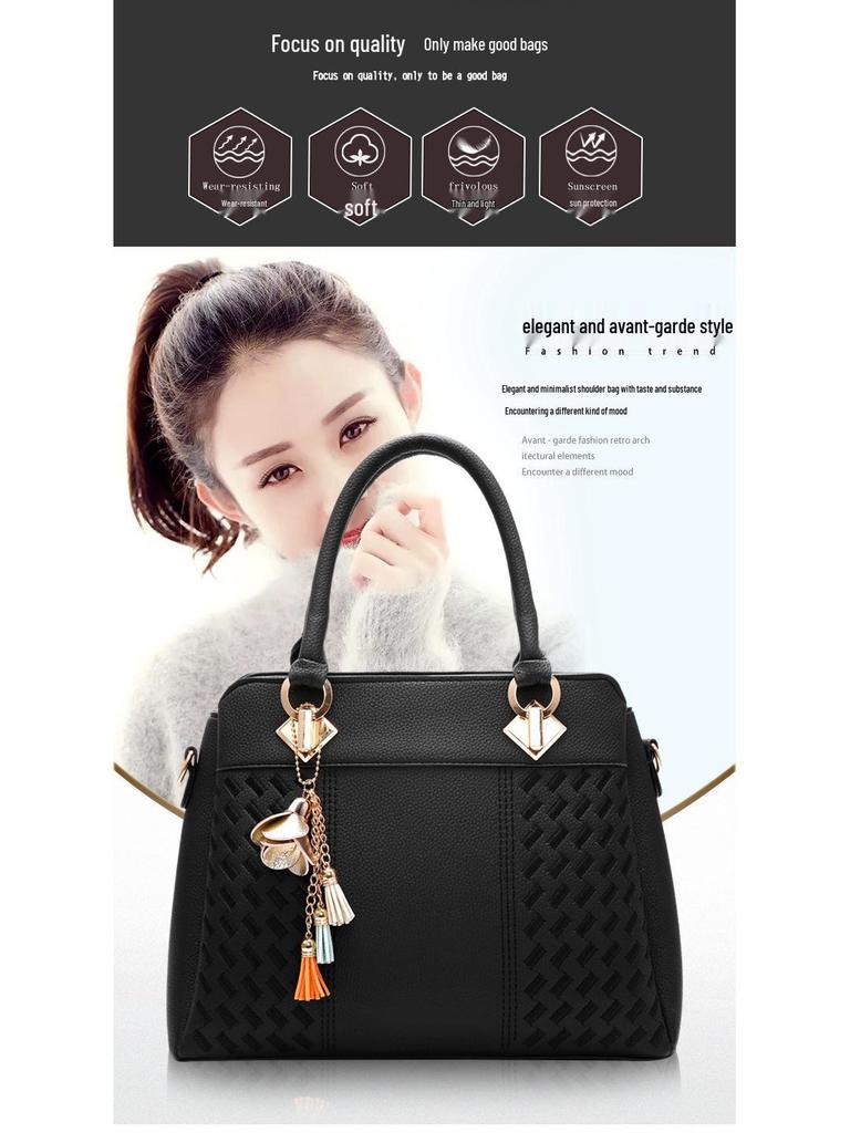 2022 Herbst/Winter Damen Handtasche mit großer Kapazität: Stilvolle Schulter- & Umhängetasche für Mütter mittleren Alters