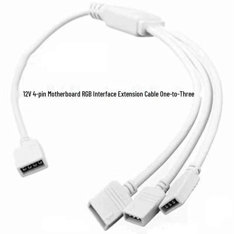 RGB LED Strip Controller Extension & Splitter, 4-Pin Multi-Head Adapter, 30CM-5M