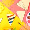 DIY Wooden Pennants Unfinished for Crafts Weddings Birthdays Seasonal Holidays Christmas Halloween New Year