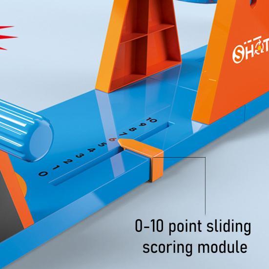 2 Players Volley Shot Toy Hand-eye Coordination Reaction Focus Training Football Basketball Shot Board Game Kids Interactive Desk Toy