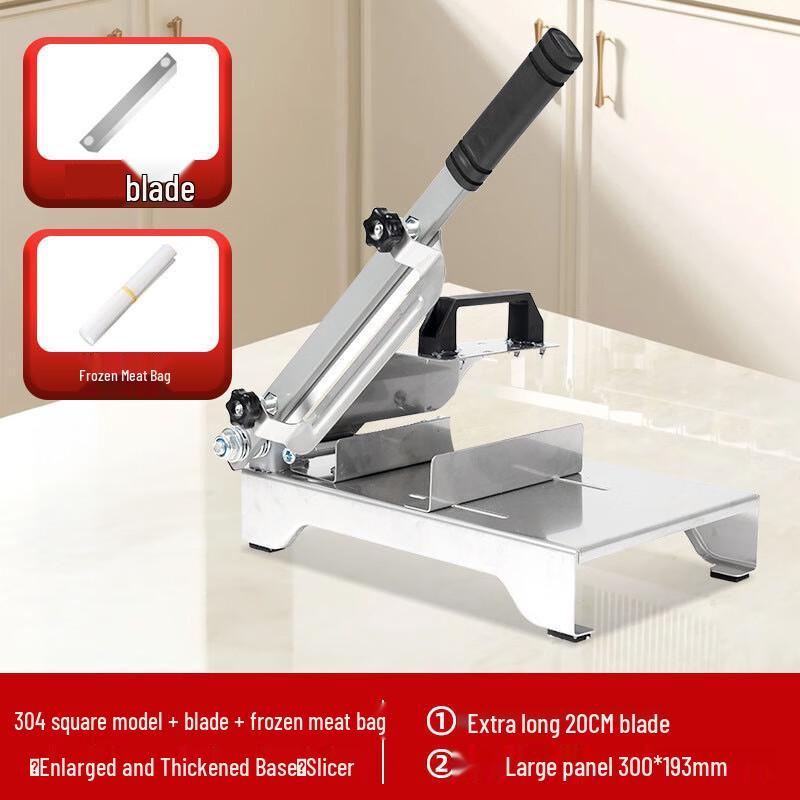 ZISIZ Household Stainless Steel Multi-function Meat Slicer