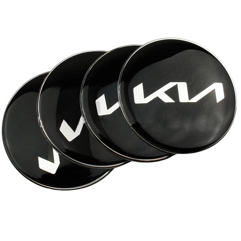 Auto Logo Stickers Front Rear Emblem Steering Wheel Hub Cap Cover for KIA Ceed Soul Sportage K3 K5 Sorento Cerato Carens Niro