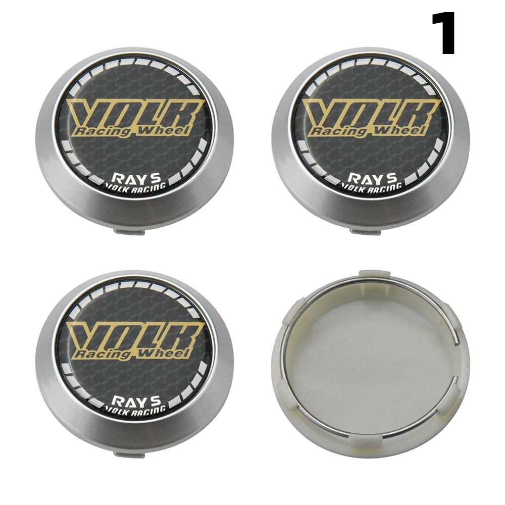 

4PCS New 64MM OD / 60MM ID Cap For Rims RAYS VOLK VR GRAM Emblem Wheel Center Cap Sport Car Logo Wheel Cover Hub caps