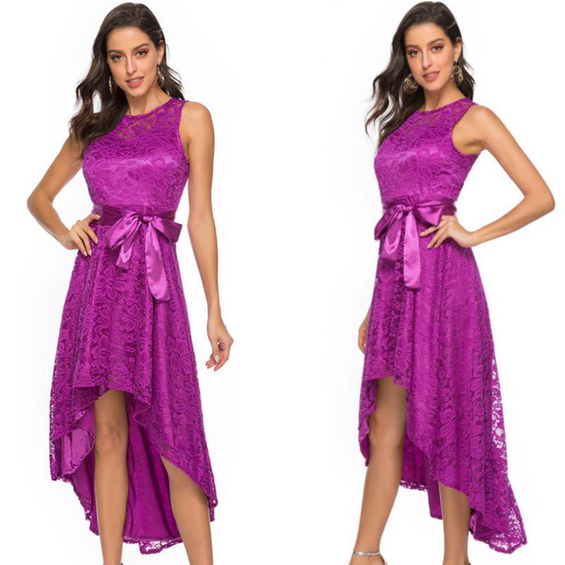 Elegant Womens Lace Long Bridesmaid Dress For Formal Weddings And Cocktail Parties