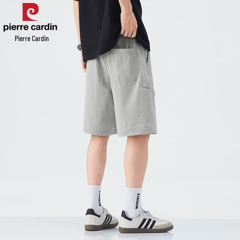 Pierre Cardin Men's Ice Silk Casual Straight-Leg Shorts