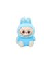 Figure Labubu The Monsters Monster Toy Children's Fluffy Blue 4 Cm
